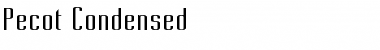Download Pecot Regular Font Title Preview
