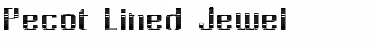 Download Pecot Lined Jewel Regular Font Title Preview