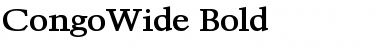 Download CongoWide Bold Font Title Preview