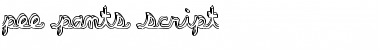 Download pee pants script Regular Font Title Preview
