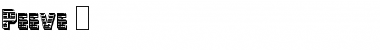 Download Peeve 1 Regular Font Title Preview