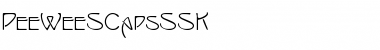 Download PeeWeeSCapsSSK Regular Font Title Preview