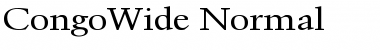 Download CongoWide Normal Font Title Preview