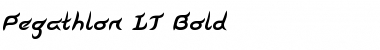 Download Pegathlon LT Bold Font Title Preview