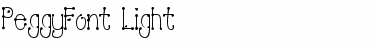 Download PeggyFont Light Font Title Preview
