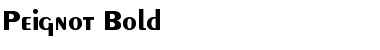 Download Peignot Bold Font Title Preview