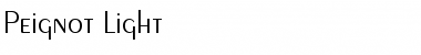 Download Peignot Light Regular Font Title Preview