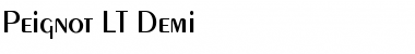 Download Peignot LT Demi Regular Font Title Preview