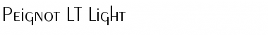 Download Peignot LT Light Regular Font Title Preview