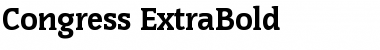 Download Congress-ExtraBold Regular Font Title Preview