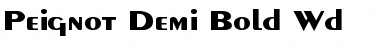 Download Peignot-Demi-Bold Wd Regular Font Title Preview