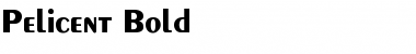 Download Pelicent Bold Font Title Preview