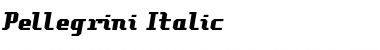 Download Pellegrini Italic Font Title Preview