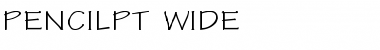 Download PENCILPT WIDE Normal Font Title Preview