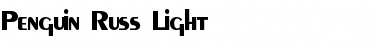Download Penguin Russ Light Font Title Preview