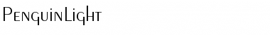 Download PenguinLight Regular Font Title Preview