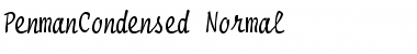 Download PenmanCondensed Normal Font Title Preview
