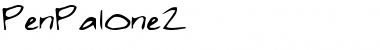 Download PenPalOne2 Regular Font Title Preview