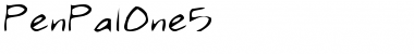 Download PenPalOne5 Regular Font Title Preview
