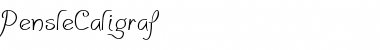 Download PensleCaligraf Regular Font Title Preview