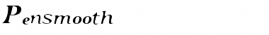 Download Pensmooth Normal Font Title Preview
