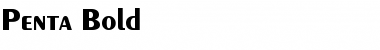 Download Penta Bold Font Title Preview