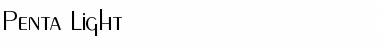 Download Penta-Light Normal Font Title Preview
