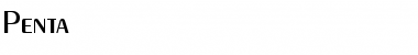 Download Penta Normal Font Title Preview