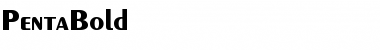 Download PentaBold Normal Font Title Preview