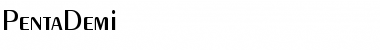 Download PentaDemi Normal Font Title Preview