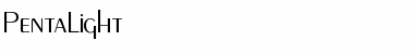 Download PentaLight Normal Font Title Preview
