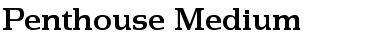 Download Penthouse-Medium Regular Font Title Preview