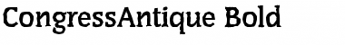 Download CongressAntique Bold Font Title Preview