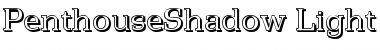 Download PenthouseShadow-Light Regular Font Title Preview