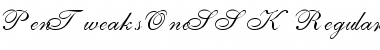 Download PenTweaksOneSSK Regular Font Title Preview