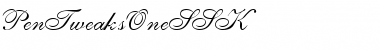 Download PenTweaksOneSSK Regular Font Title Preview