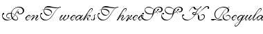 Download PenTweaksThreeSSK Regular Font Title Preview