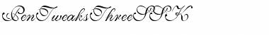 Download PenTweaksThreeSSK Regular Font Title Preview