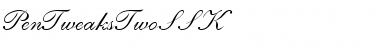 Download PenTweaksTwoSSK Regular Font Title Preview