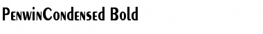 Download PenwinCondensed Bold Font Title Preview