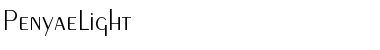 Download PenyaeLight Regular Font Title Preview