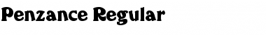 Download Penzance-Regular Regular Font Title Preview