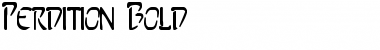 Download Perdition Bold Bold Font Title Preview