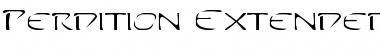 Download Perdition Extended Extended Font Title Preview