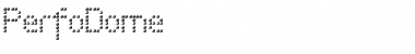 Download PerfoDome Normal Font Title Preview