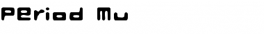 Download Period Mu Regular Font Title Preview
