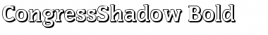 Download CongressShadow Bold Font Title Preview