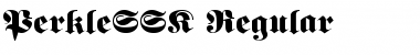 Download PerkleSSK Regular Font Title Preview