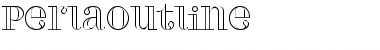 Download PerlaOutline Regular Font Title Preview