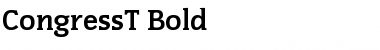 Download CongressT Bold Font Title Preview